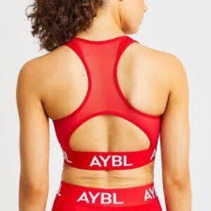 Red AYBL Sports Bra